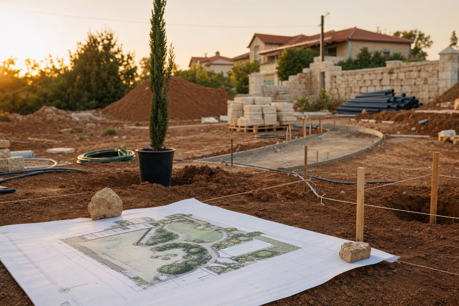 ביצוע גינה לפי תוכנית: איפה נוצר הפער בשטח